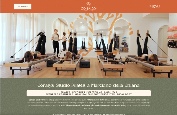 coralys pilates realizzazione siti web professionali studio 94